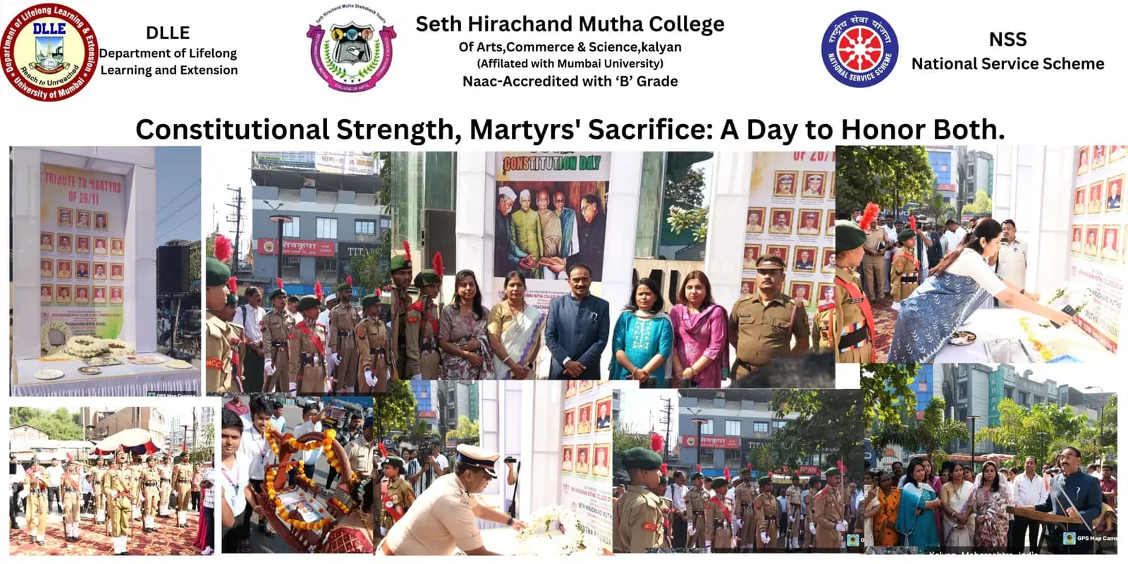Constitution Day celebration at Seth Hirachand Mutha College