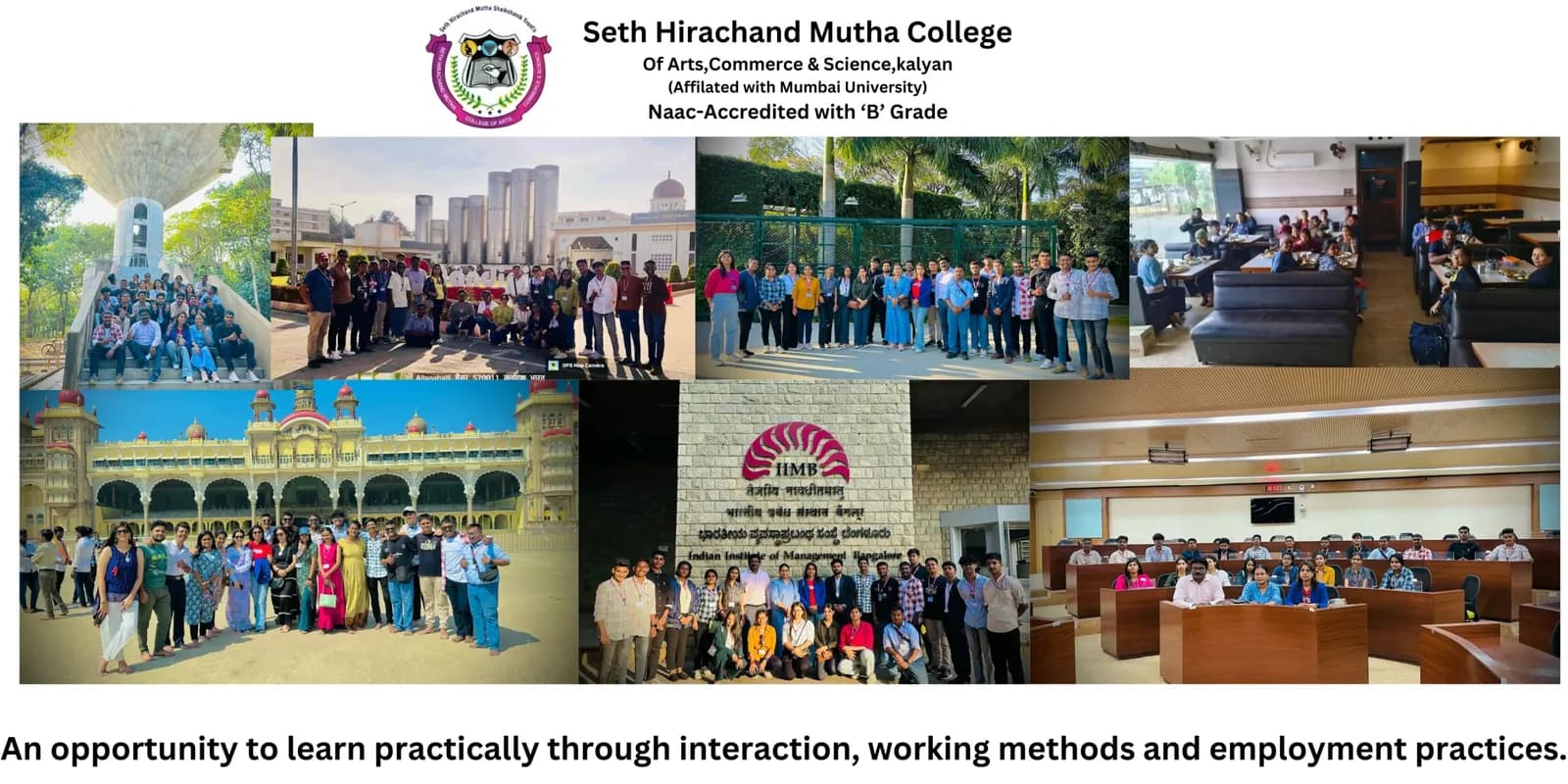 Industrial visit at Seth Hirachand Mutha College