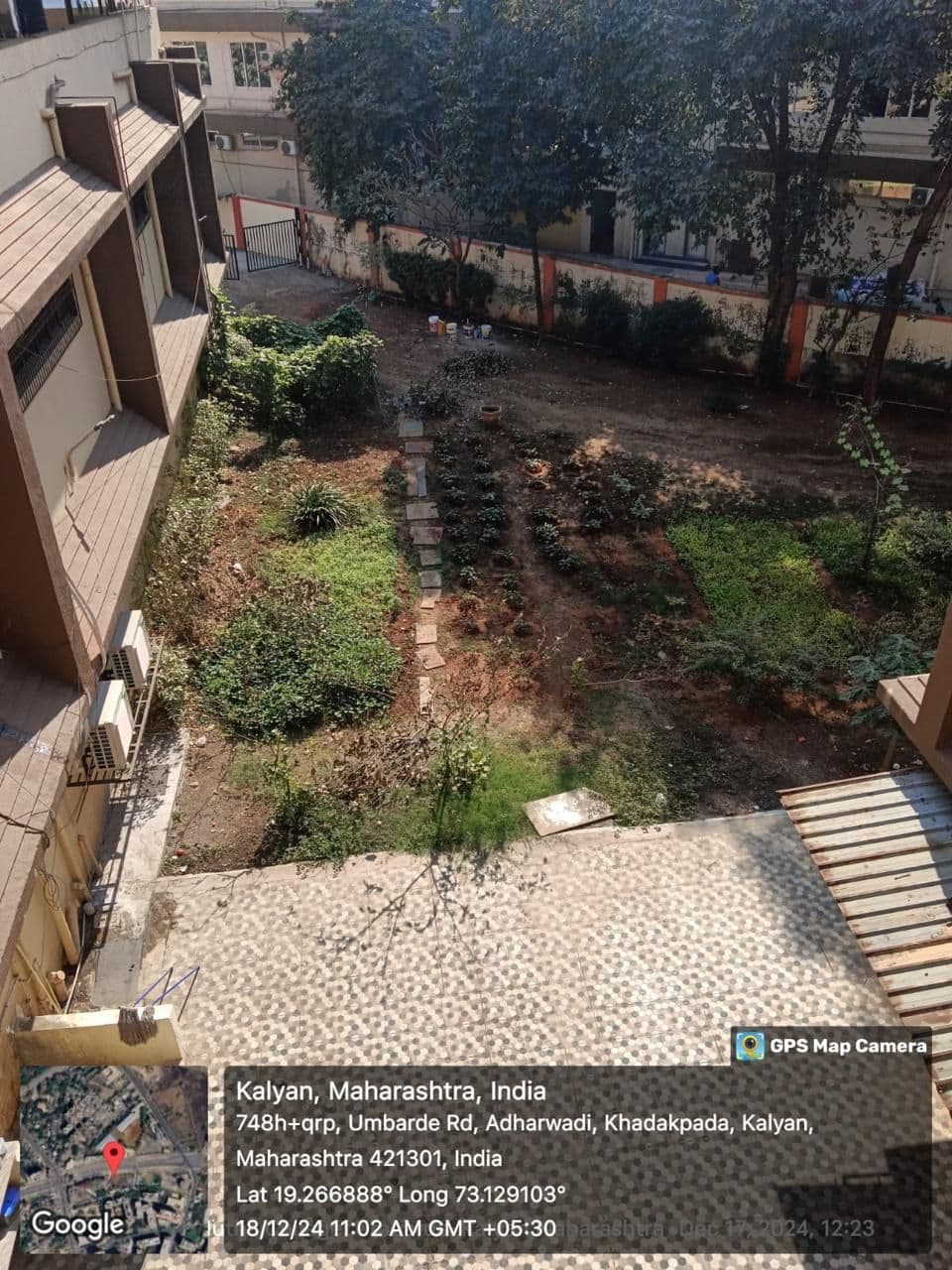 Green Club garden at Seth Hirachand Mutha College