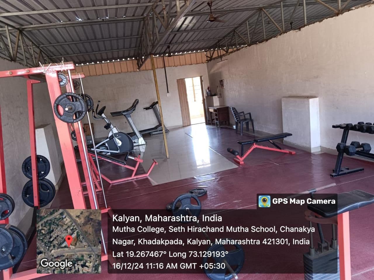 Gymnasium at Seth Hirachand Mutha College