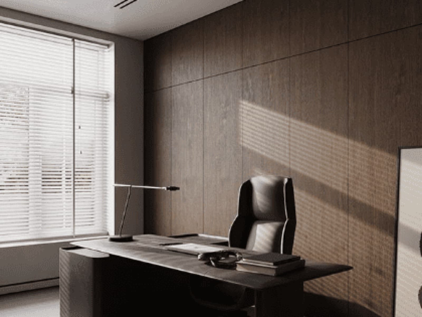 Office interior render at Sai Krishna Business Bay