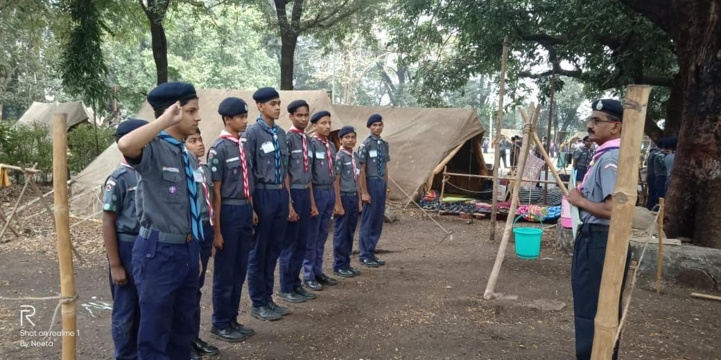 Bharat Scout & Guide activity at Seth Hirachand Mutha School — photo 11