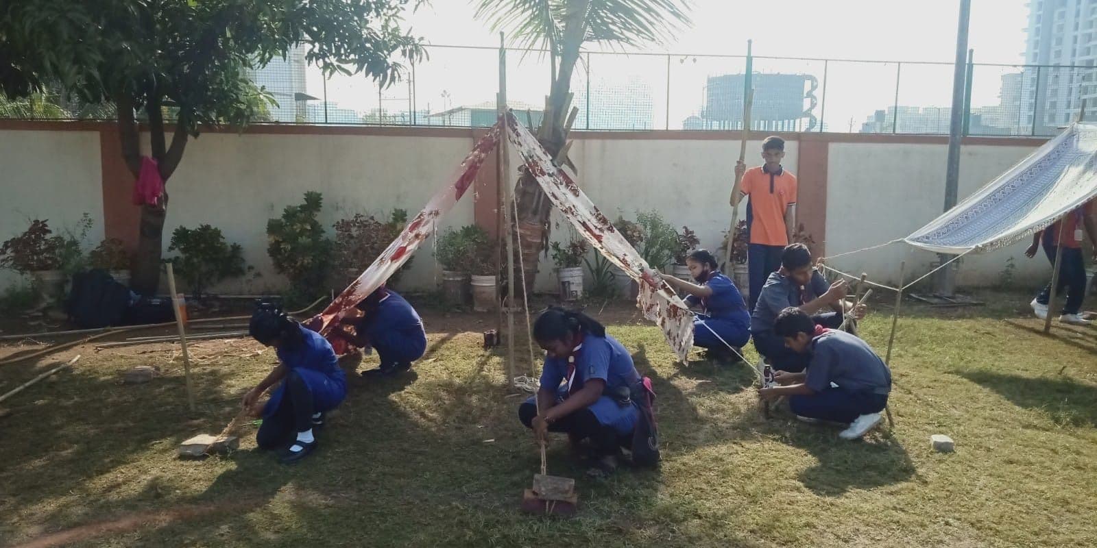 Bharat Scout & Guide activity at Seth Hirachand Mutha School — photo 9