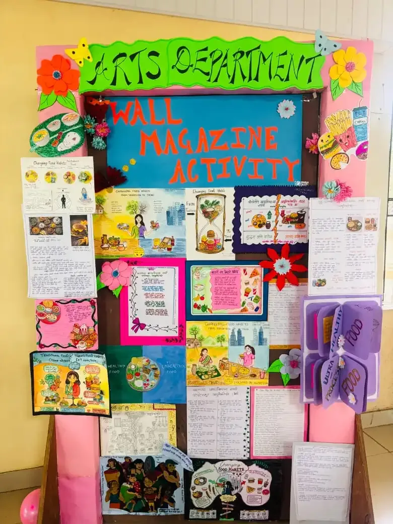 Wall Magazine Activity at Seth Hirachand Mutha College