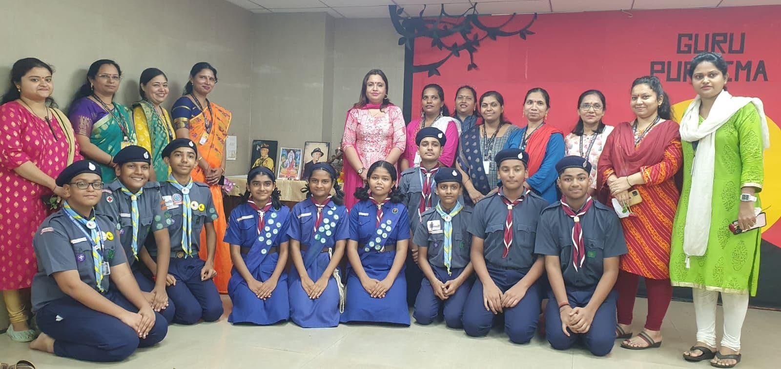 Gurupurnima Celebration at Seth Hirachand Mutha School