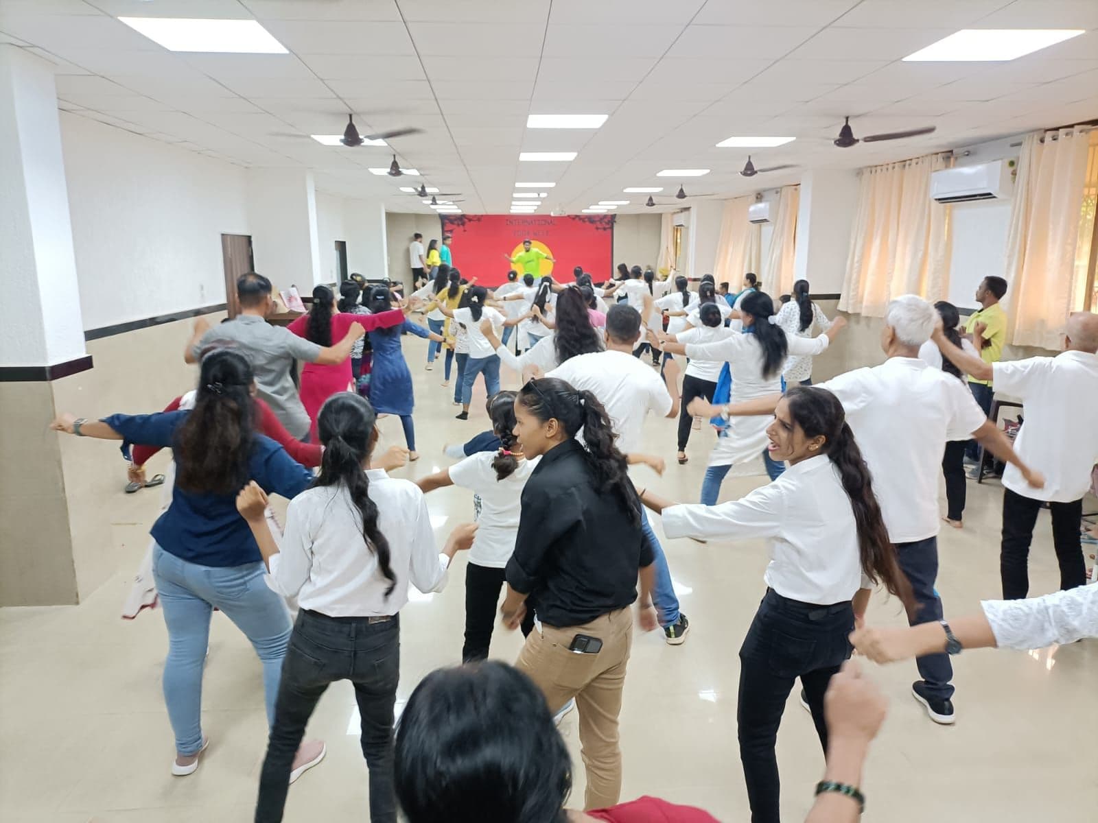 International Yoga Day Celebration at Seth Hirachand Mutha School