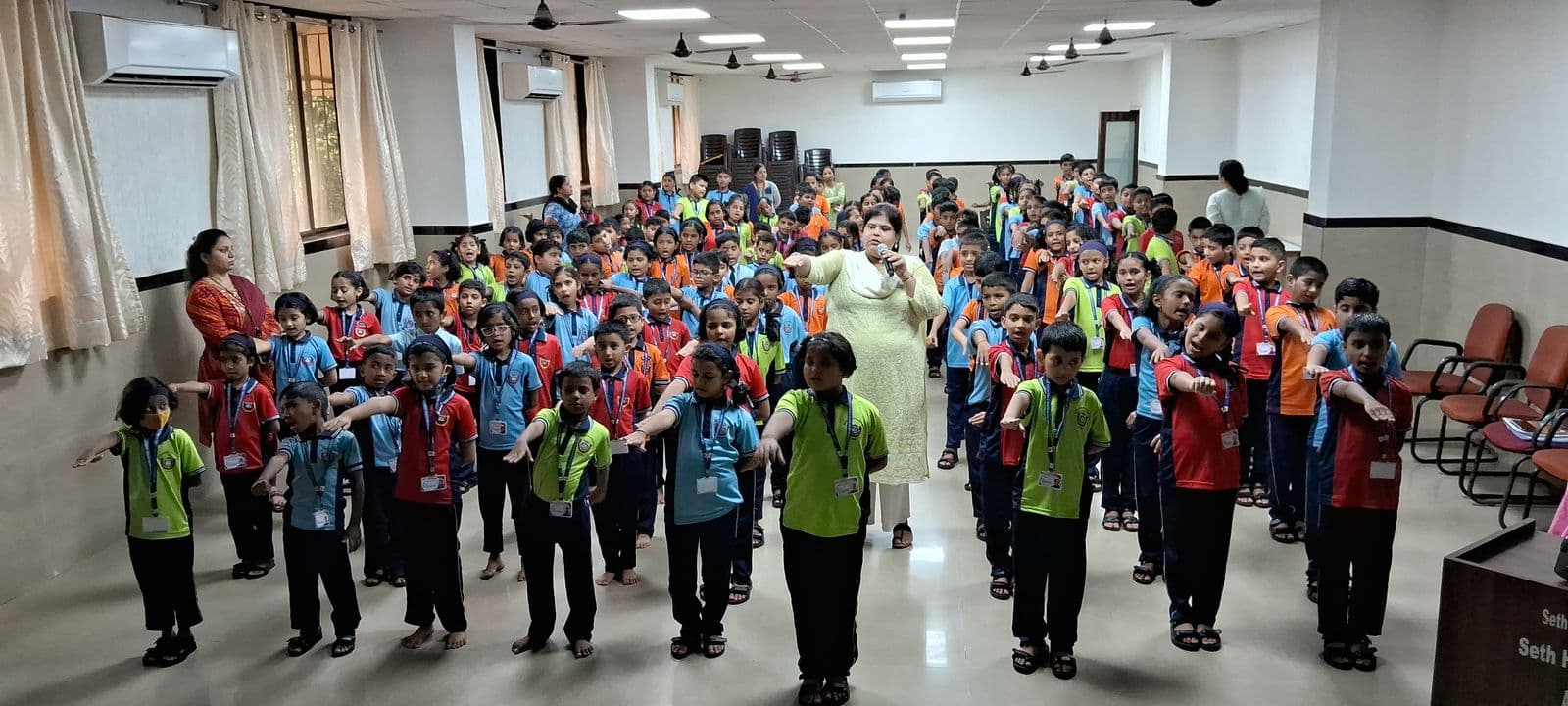 Safe Unsafe Touch Seminar at Seth Hirachand Mutha School