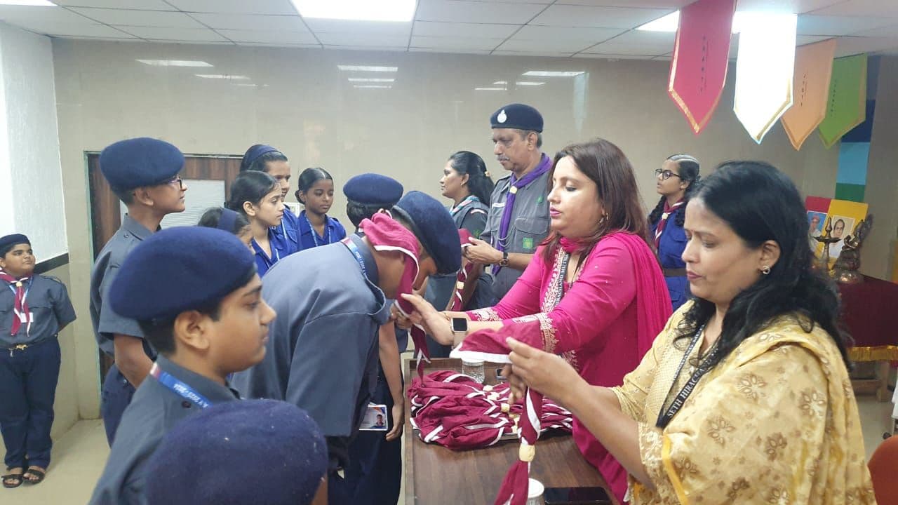 World Scarf Day at Seth Hirachand Mutha School